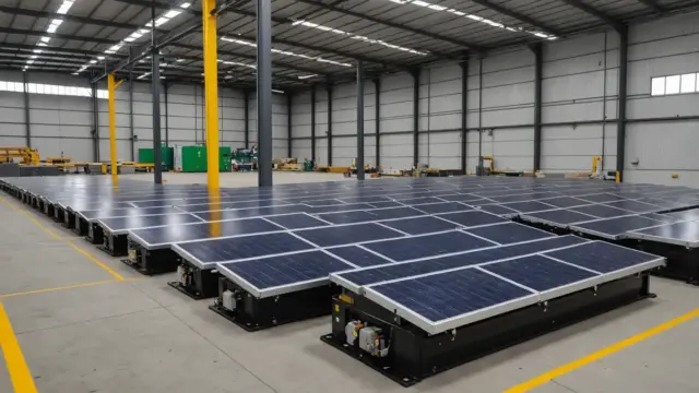 Kit de energia solar com placas, inversor e estrutura