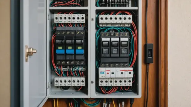 Quadro de disjuntores de uma residência